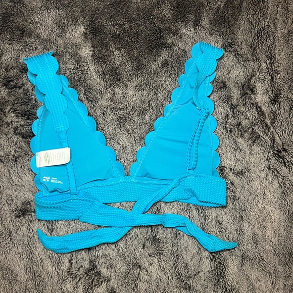 AERIE blue bikini top - Picture 2 of 3